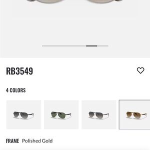 Rayban aviators, never worn , like new with case.